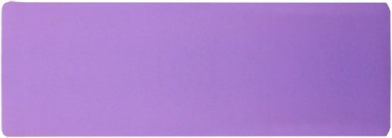 Slanke Yogamat - Fitness Oefenmat - Binnen en Buiten - Antislip Stabiliteit - 05 cm Dik - Paars