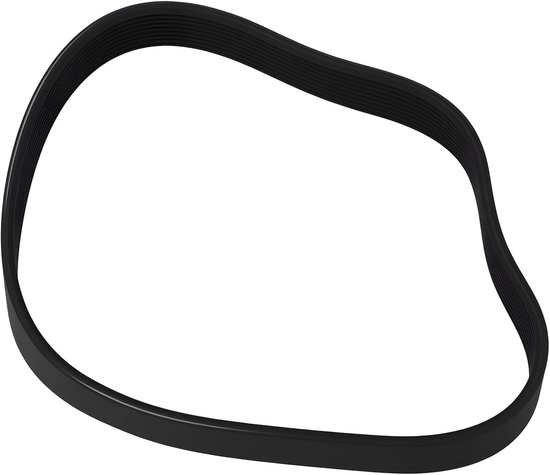 SnelShoppen - 9PJ V-geribbelde riem 490 mm, 9 ribben, 2,34 mm ribafstand, geschikt voor kleine motoren, fitnessapparatuur, printers en industriële mac
