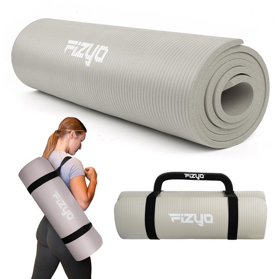 SnelShoppen - Dikke Grote Yogamat 190x100cm, Antislip NBR-schuim, Duurzaam Synthetisch Rubber voor Pilates, Gymnastiek, Fitness en Ontspanning, Geschi