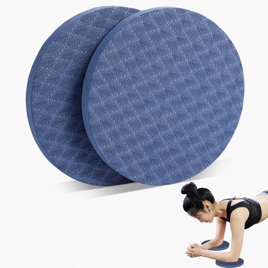SnelShoppen - Dikke Ronde Yoga Kniebeschermers Kussen - Antislip Yogakussen Reis-Yogamat voor Kniepolsen en Ellebogen - Comfortabel en Lichtgewicht, I