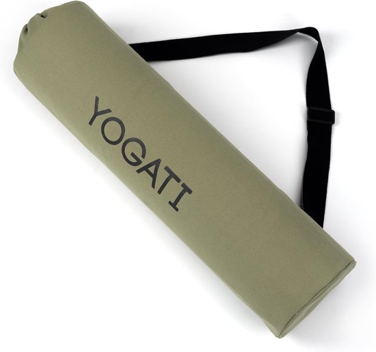SnelShoppen - Grote Groene Yoga Tas - Ruime Yoga Bag voor Yogamat, Handdoek, Waterfles - Comfortabele Schouderband - Ideaal voor Studio en Buiten