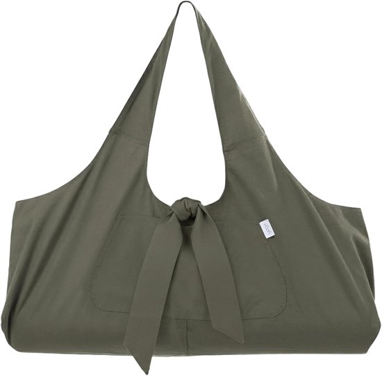 SnelShoppen - Grote Yoga Mat Tas, Yoga Mat Tote Sling Draagtas met Zijvak, Ideaal voor Yoga, Fitness, Sport, Polyester, Ruimte voor Alle Yoga Spullen