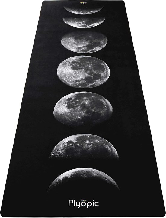 SnelShoppen - Plyopic All-in-One Yoga Mat - Zweet-Grip Mat/Handdoek Combo - Milieuvriendelijk Natuurlijk Rubber - Ideaal voor Yoga, Pilates, Fitness,
