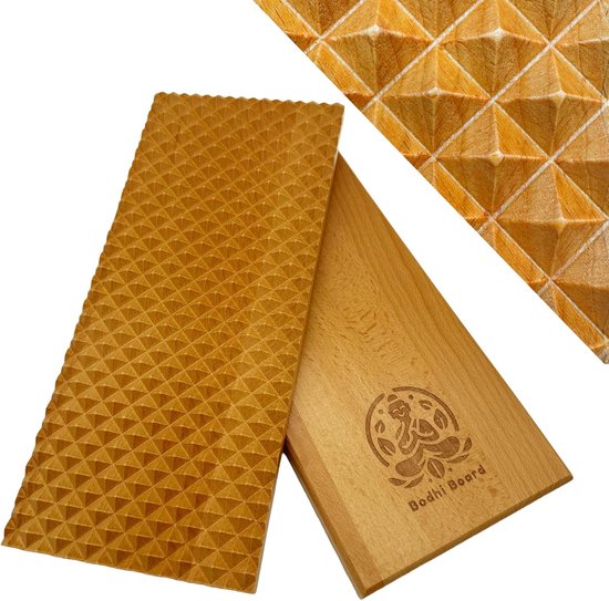 SnelShoppen - Sadhu Board Nagelbord voor Voeten - Houten Acupunctuur Massage voor Yoga en Meditatie - 34x15 cm - B-Ware/Second Choice van Snelshoppen