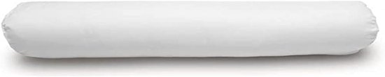 SnelShoppen - Waterdichte Bolster Cover 70x140 cm, 100% Katoen Fleece met PVC Voering, Witte Bolster Hoes voor Feest, Camping, Kinderen, Tuin, Keuken van Snelshoppen