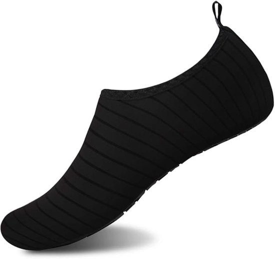 SNQ Indoor Yoga Fitness Schoenen - Snel drogende strandschoenen - Lichtgewicht zwemschoenen - Geschikt voor strandzwemmen, surfen, yoga-oefeningen - 1 paar - Zwart van SNQ