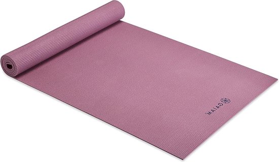 Solid 5mm Roze Yoga Mat - Gaiam Unisex - Anti-Slip Eco-vriendelijk van Merkloos