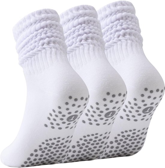 Solidchoice - 3 Paar Antislip Yoga Sokken voor Stabiliteit en Comfort