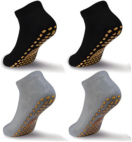 Solidchoice - Antislip Yoga Sokken Set van 2 Paar