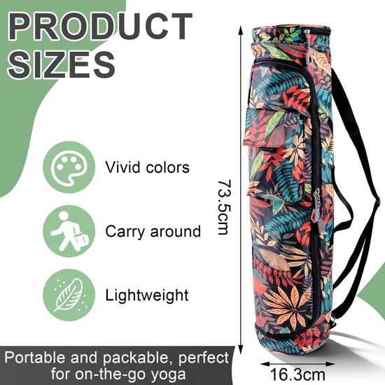 Solidchoice - Yoga Mat Tas met Verstelbare Schouderband