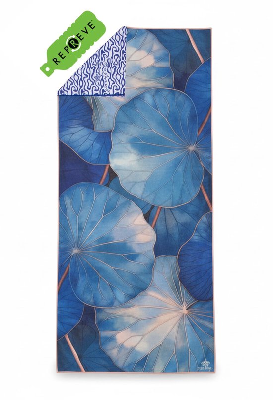 SooBluu - Antislip Yoga handdoek LILY - Sporthanddoek - Duurzaam gemaakt van gerecycled plastic (rPET) tot microvezel - Fluweelzacht, lichtgewicht & sneldrogend - 183x68 cm - Hygiënisch & compact van Merkloos