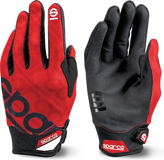 Sparco MECA-3 Handschoenen - Rood - Maat M van Sparco