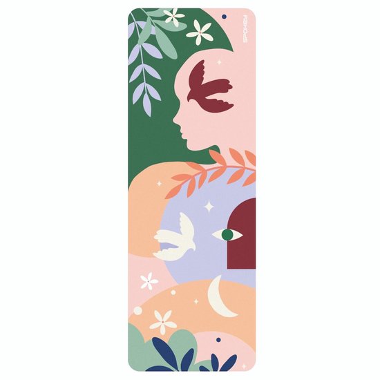 Spokey Harmony Mat - Yoga en fitnessmat - met motief - 173x61 cm