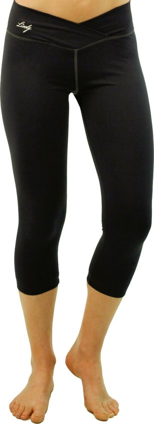 Sport Broek Capri-Yoga broek-gym-fitness-Donker grijs - Small van Sundek