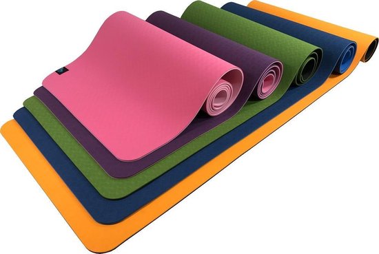 Sportbay Eco Deluxe - Fitnessmat / Yogamat - 183 x 61 cm - Burgundy