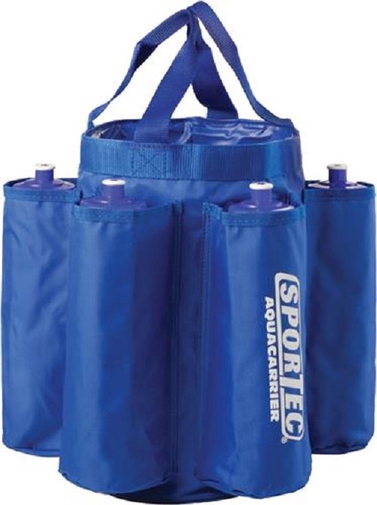 Sportec waterzak Aqua met 6 bidons van Sportec