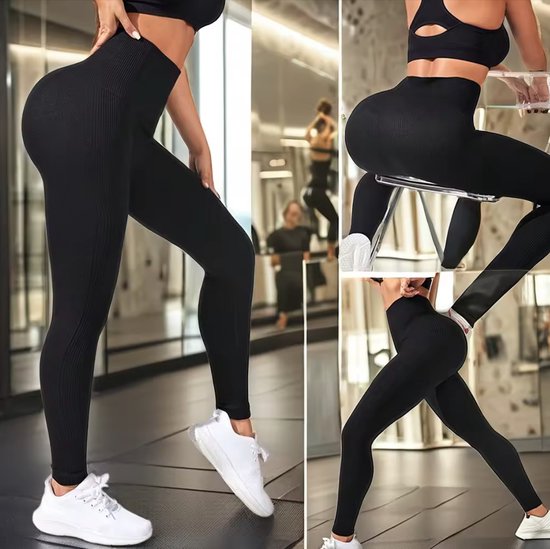 Sportlegging - Maat M - Zwart van Merkloos