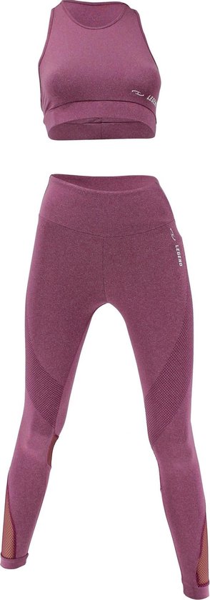 Sportlegging Mesh Red L