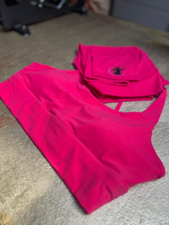 sportlegging XXXL grote maat, set met sport BH van Merkloos