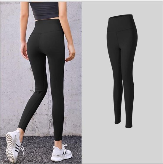 Sportlegging - Yogalegging - High Waist - Zwart - Maat: S van Aurelia Essentials