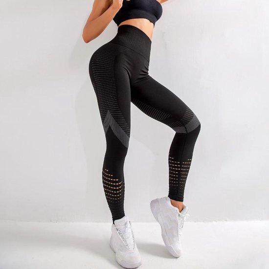 Sportlegging Zwart - Maat L - Quick Dry van Luvable Friends