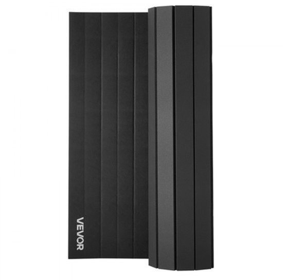 Sportmat 3 X 1,5 M - Zwarte Trainingsmat - XPE En PVC Materiaal - Vechtsport En Yoga Mat - Oprolbaar En Waterdicht