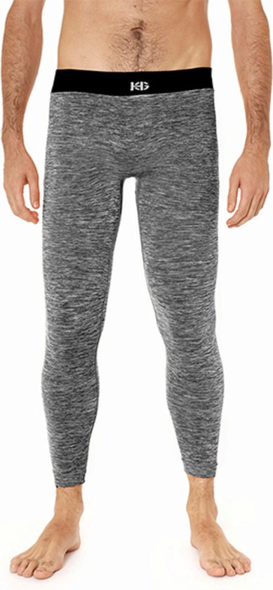 Sports Leggings for Men Sport Hg HG-9030 Black Black/Grey USA van Sport Hg