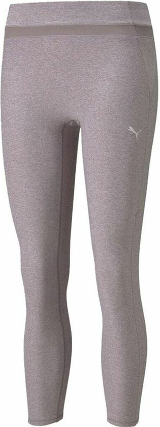 Sports Leggings Puma Studio Yogini Luxe Mesh Inset Grey Light mauve van Puma