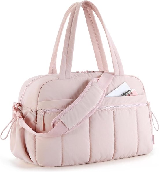 Sporttas voor dames - Toilettas voor dames op reis - Grote reis Toilettas - Reistas groot - Sporttas Dames - Reistas - lichte trainingstas - Duffelbag voor Sport/Fitness/Outdoor - Sportzak & Sport Tas - Sporttas - Gym Bag Handbagage van Merkloos