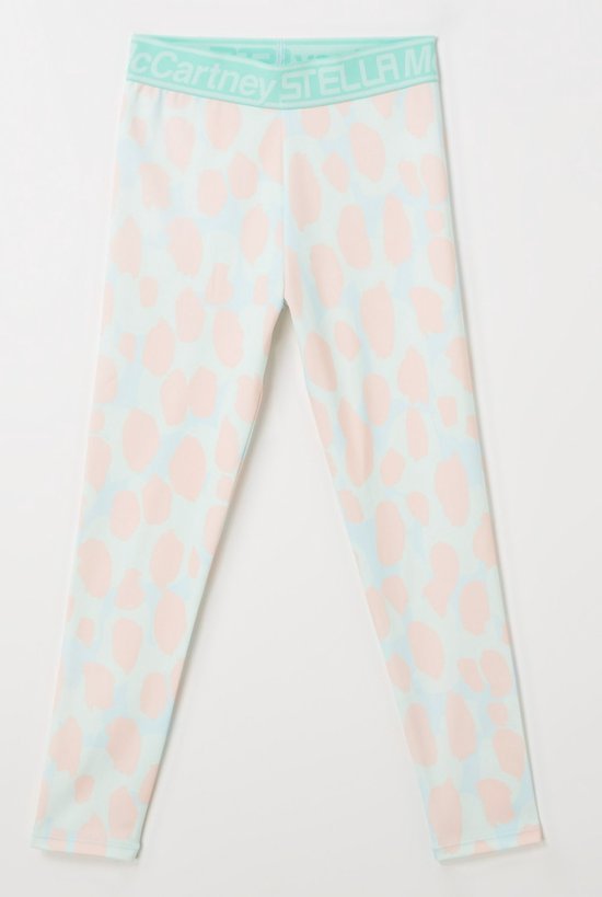 Stella McCartney Kids Legging met logoband en panterprint - Maat 164 van Stella