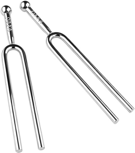 Stemvork 440 Hz - Stemapparaat Intonatiehulp - Instrumenten Stemmen - Roestvrij Staal - 12.3 cm - Zilver