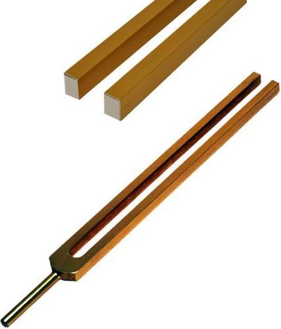 Stemvork Mid-Ohm goudkleurig ongewogen - M van Otto Musica