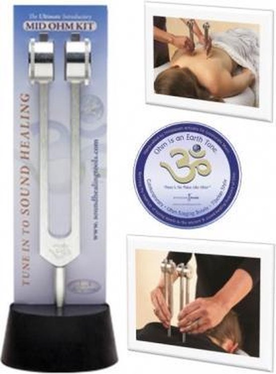 Stemvork Mid Ohm met activator - 19x4 - Aluminium - Rubber - M van Ohm Therapeutics