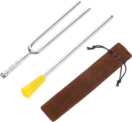 Stemvork - Muziek Stemmer - Instrumenten Stemmen - 440 Hz Frequentie - 12 cm - Zilverkleurig