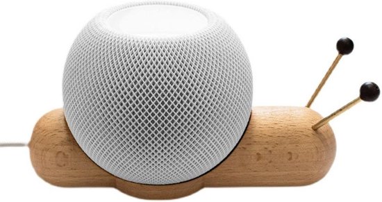 Stijlvolle en stabiele houten standaard voor HomePod Mini - Antislip desktop houder voor slimme luidspreker