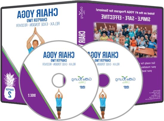 Stoelyoga DVD - Zittende oefeningen - Ontspanning thuis - Eenvoudige routines - 100 gram - N.v.t.