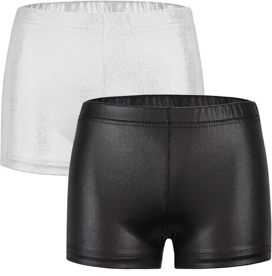 Stretch Korte Sportbroek Meisjes - Ademend Turnbroekje voor Yoga, Gym en Fitness