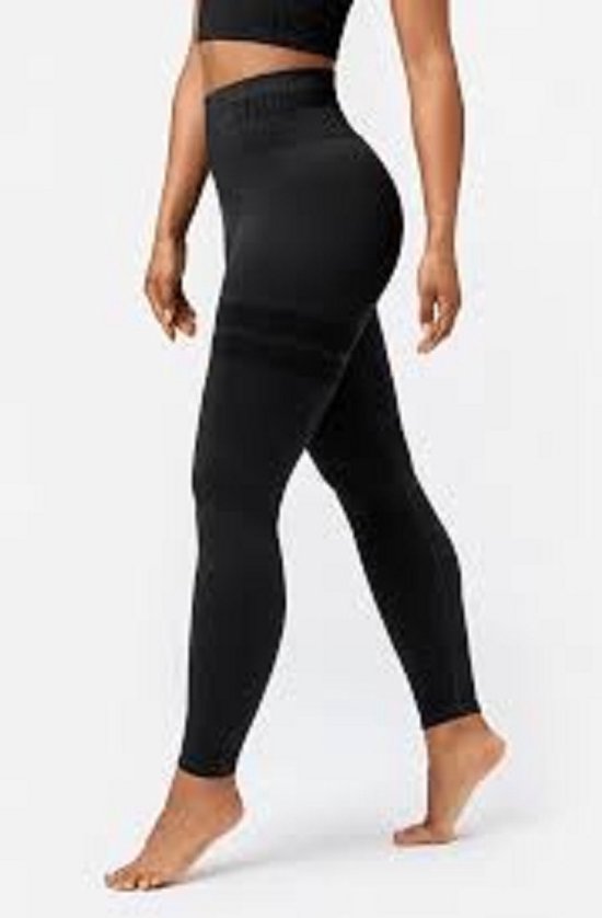 Stronger - Diagonal Rib Tights - Sportlegging - Dames - Zwart - Maat S van Merkloos