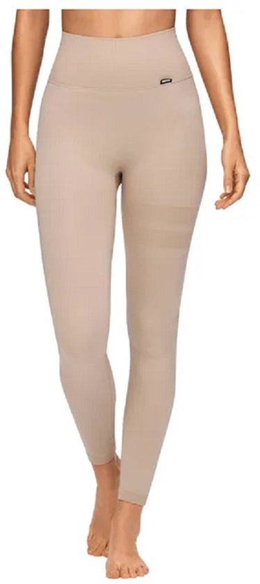 Stronger - Eclipse Seamless HW Tights - Sportlegging - Dames - Taupe - Maat L van Stronger