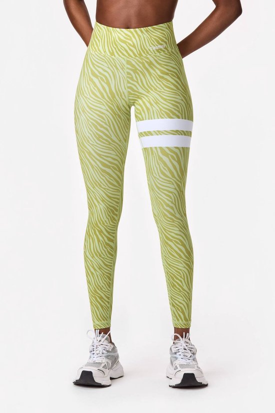 Stronger - Explore Sport Tights - Sportlegging - Dames - Flow Groen - Maat S van Stronger