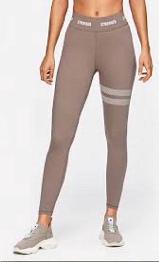 Stronger - Hero Tight - Sport Tights - Dames - Cinder Grijs - Maat M van Stronger