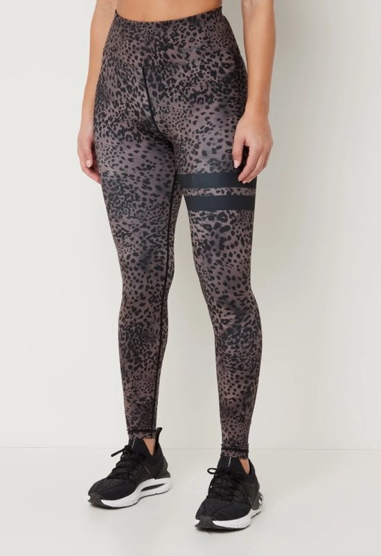 Stronger - Leo HW Legging - Sportlegging - Dames - Grijs Print - Maat S