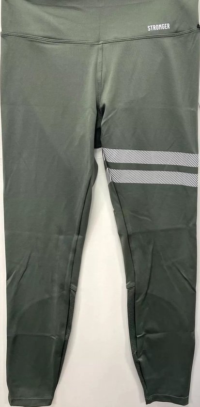 Stronger - Power Tight - Sport Tights - Dames - Groen - Maat XL van Merkloos
