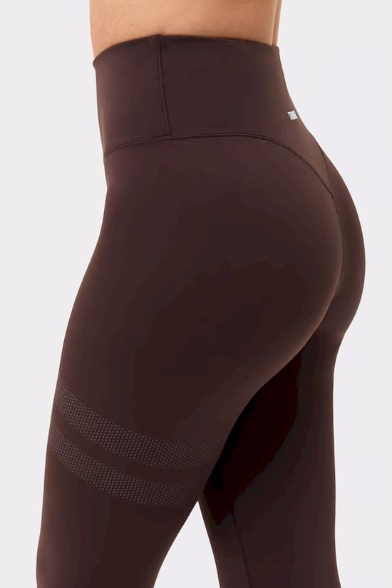 STRONGER - signature one legging - Lange trainingslegging dames - Zwart van Stronger