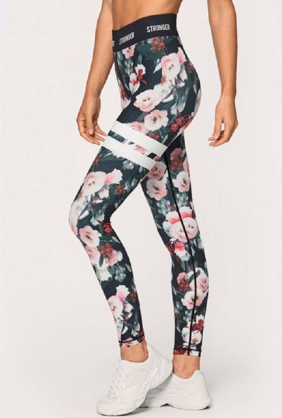 Stronger - Tribeca Tights - Sporttights - Dames - Rozen - Maat XS van Stronger