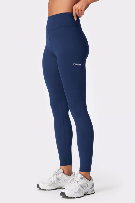 Stronger - Wonder HW Tight - Sport Tights - Dames - Blauw - Maat XS van Stronger