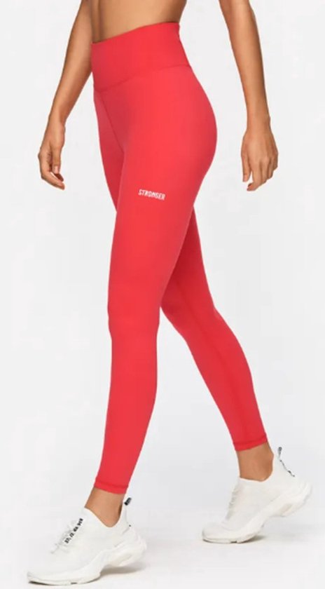 Stronger - Wonder HW Tight - Sport Tights - Dames - Paradise Pink - Maat XXL van Stronger