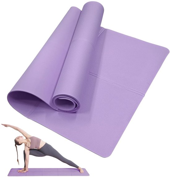 Stunq® Compacte Opvouwbare Yogamat met Antislip Coating voor Flexibele Training en Reizen