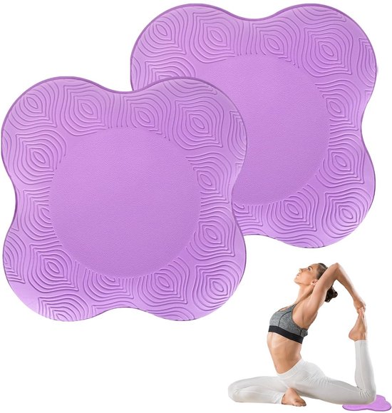Stunq® Duplex Yogakniepads met Kniekussens - 2 Stuks - Antislip Ondersteuning voor Yoga en Pilates