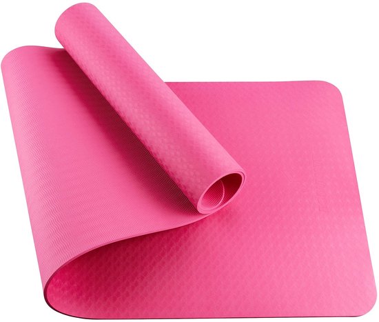 Stunq® Yogamat voor Fitness, Yoga en Pilates - Antislip, Comfortabele Grip, 183 x 61 cm, 6 mm Dikte